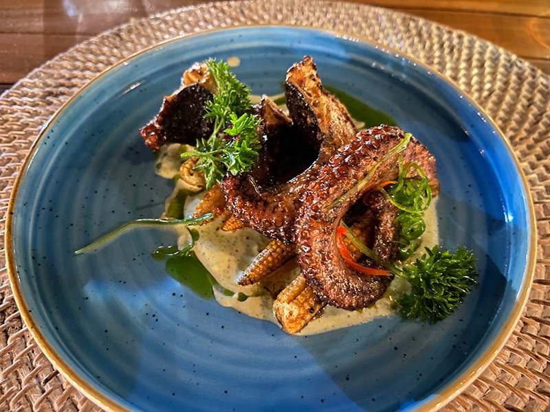 Wood-Fired Octopus